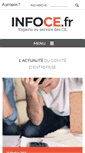 Mobile Screenshot of infoce.fr